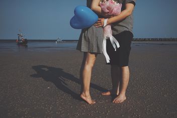 lovers on the beach - Free image #332869